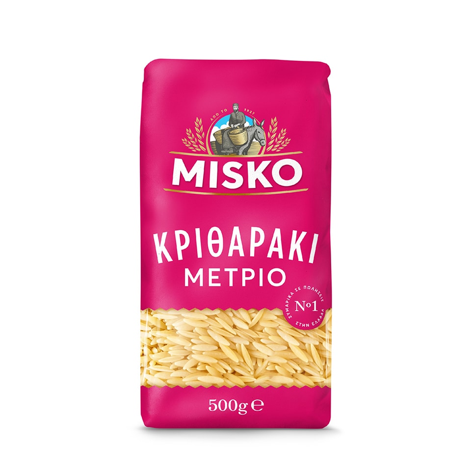 MISKO Ζυμαρικά Κριθαράκι Μέτριο 500gr