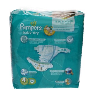 PAMPERS | BABY DRY | ΠΑΝΕΣ ΜΩΡΟΥ MAXI No 4 24 ΤΕΜ