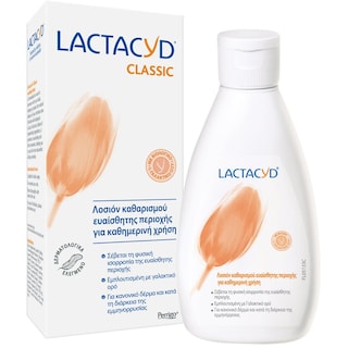 LACTACYD | Λοσιόν Καθαρισμού Ευαίσθητης Περιοχής 200ml+Μαντηλ. Δώρο