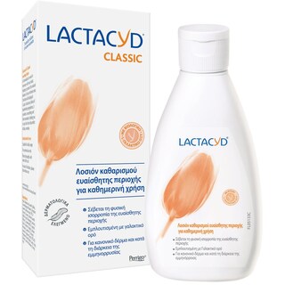 LACTACYD | Λοσιόν Καθαρισμού Ευαίσθητης Περιοχής 200ml+Μαντηλ. Δώρο