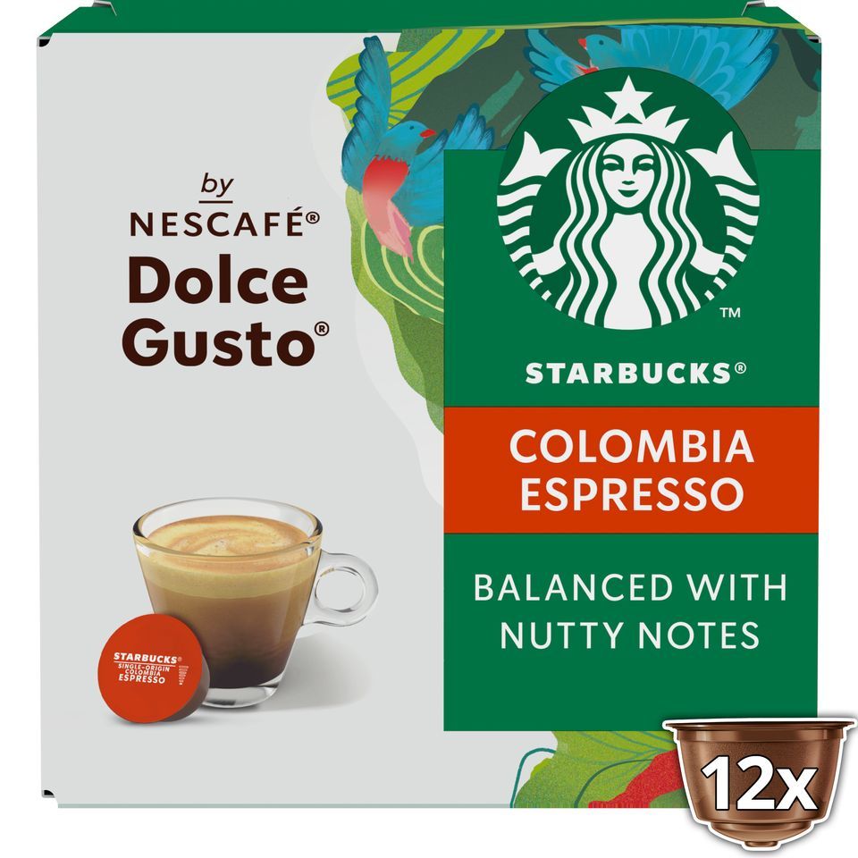 STARBUCKS Κάψουλες Καφέ Dolce Gusto Colombia Espresso 66g