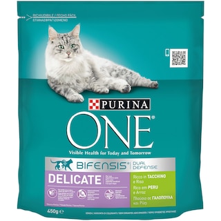 PURINA ONE | ΟΝΕ CAT TURKEY&RI  450GR
