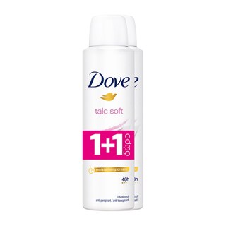 DOVE | Αποσμητικό Spray Talc Soft 150ml 1+1 Δώρο