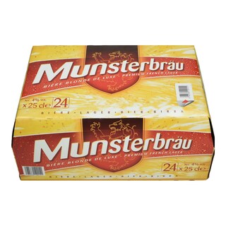 MUNSTERBRAU | Μπύρα Munsterbrau Lager Κουτί 24x250ml