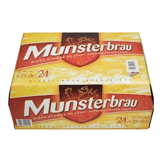 MUNSTERBRAU | Μπύρα Munsterbrau Lager Κουτί 24x250ml