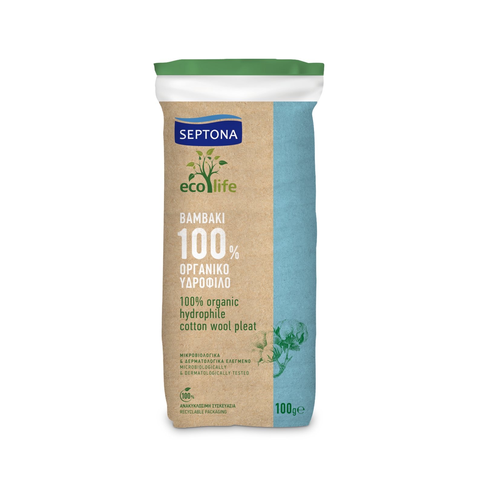 Βαμβάκι Ecolife Οργανικό 100gr