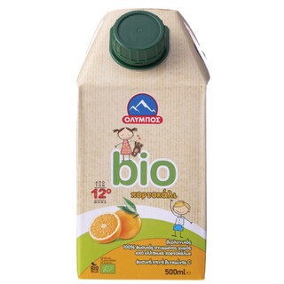 ΟΛΥΜΠΟΣ | Χυμός Πορτοκάλι BIO Φρεσκοστυμμένος Βιολογικός 500ml