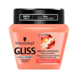 GLISS | ΜΑΣΚΑ ΜΑΛΛΙΩΝ STRENGTH&RESIST 300 ΜL