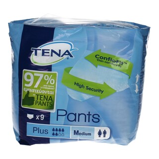 TENA | PANTS | ΠΑΝΕΣ ΑΚΡΑΤΕΙΑΣ MEDIUM 9 ΤΕΜ