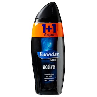 BADEDAS | Αφρόλουτρο Noir Active 500ml 1+1 Δώρο