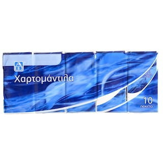 Χαρτομάντιλα Τσέπης 10 Τεμάχια