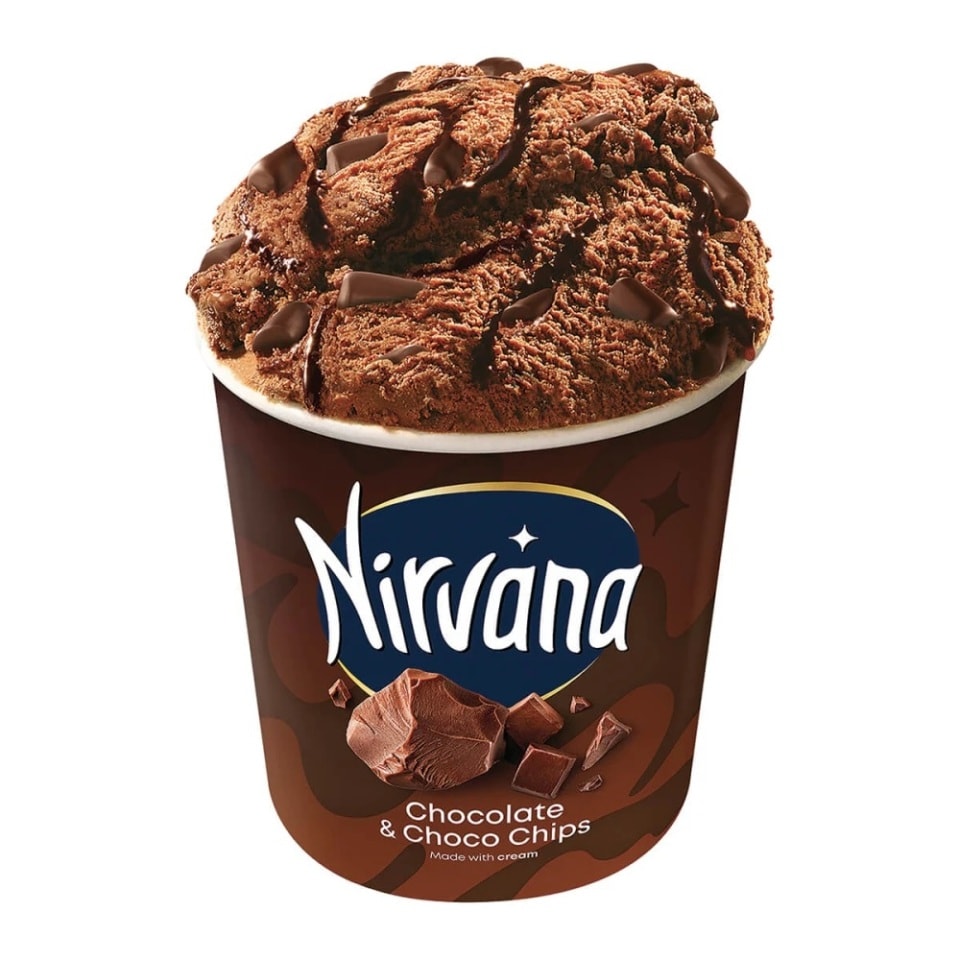 NIRVANA Παγωτό Choco Chips Loaded 578g