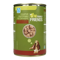 FAMILY FRIENDS | Σκυλοτροφή Βοδινό & Κοτόπουλο Κονσέρβα 400gr