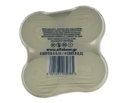 ΑΛΦΑ | ΜΠΙΡΑ ΑΛΦΑ WEISS Κ/Τ 4X500ML