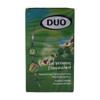 DUO | ΠΡΟΦΥΛΑΚΤΙΚΑ FLAVOURED 12 ΤΕΜ