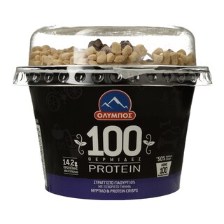 ΟΛΥΜΠΟΣ | ΕΠΙΔΟΡΠΙΟ ΓΙΑΟΥΡΤΙΟΥ ΜΕ ΜΥΡΤΙΛΟ & PROTEIN CRISPS 120 GR