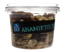 ΑΒ | ΞΗΡΟΙ ΚΑΡΠΟΙ ΑΝΑΜΕΙΚΤΟΙ ΩΜΟΙ 250 GR