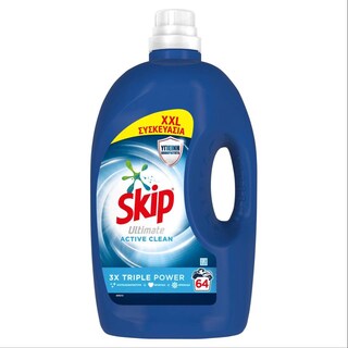 SKIP | Yγρό Πλυντηρίου Ρούχων Ultimate Active Clean 64 Μεζούρες