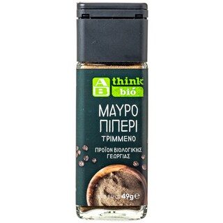 ΑΒ THINK BIO | Μαύρο Πιπέρι Τριμμένο Bio 49 gr