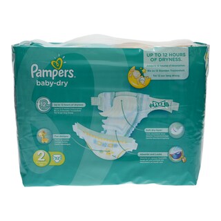 PAMPERS | ΠΑΝΕΣ BABYDRY ΜΙΝI 3 - 6 KGR No 2 33 ΤΕΜ