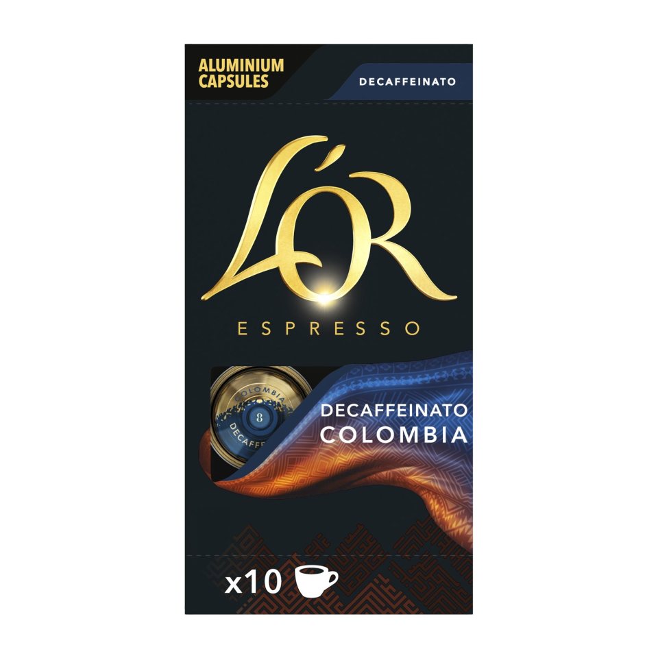 LOR Κάψουλες Καφέ Espresso Colombia Decaf 10x5.2g