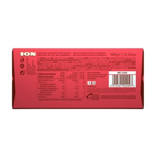 ΙΟΝ | Σοκολάτα Γάλακτος Αμυγδάλου 100gr