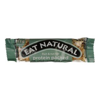 EAT NATURAL | Μπάρα Ξηρών Καρπών Protein Με Καραμέλα Φυστίκι 45gr