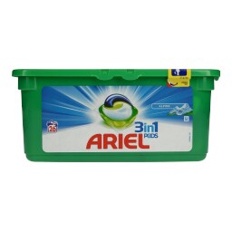 ARIEL | ΚΑΨΟΥΛΕΣ ΠΛΥΝΤΗΡΙΟΥ ΡΟΥΧΩΝ PODS 3IN1 ALPINE 26 ΤΕΜ
