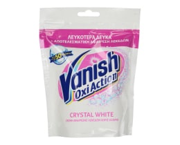 VANISH | VANISH ΣΚΟΝΗ WHITE 300GR Oxi Action Crystal White 300g