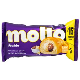 MOLTO | Κρουασάν Double Κακάο & Βανίλια 92g