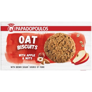 ΠΑΠΑΔΟΠΟΥΛΟΥ | Biscuits Oat Apple & Nuts 150g