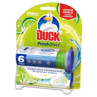 DUCK | FRESH DISCS | Block Λεκάνης WC Lime 36ml