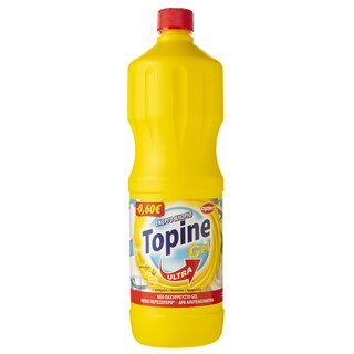TOPINE | Χλωροκαθαριστικό Gel Παχύρρευστο Λεμόνι 1250ml Έκπτωση 0.60Ε