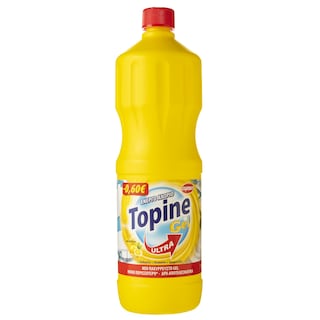 TOPINE | Χλωροκαθαριστικό Gel Παχύρρευστο Λεμόνι 1250ml Έκπτωση 0.60Ε