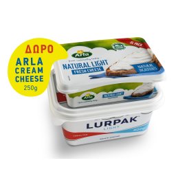 LURPAK | Βούτυρο Ανάλατο 400g & Κρέμα Τυρί Arla 250 g