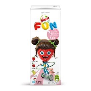 AMITA | FUN | Φρουτοποτό 3 Φρούτα 250ml