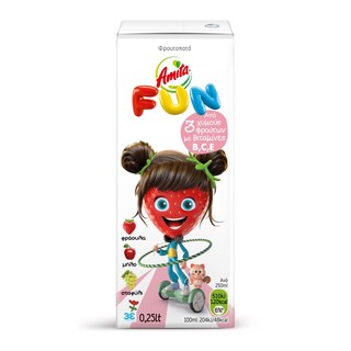 AMITA | FUN | Φρουτοποτό 3 Φρούτα 250ml