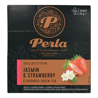 PERLA BEVERAGES | Τσάι Πράσινο Γιασεμί και Φράουλα 20x1.5g