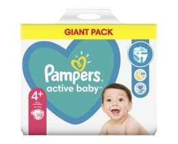 PAMPERS | Πάνες Active Baby Giant Pack No 4+ 10-15 Kg 70 Τεμάχια