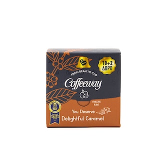COFFEE WAY | Κάψουλες Καφέ Nespresso Καραμέλα 12x5g 10+2 Δώρο