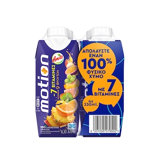 AMITA | MOTION | NATURAL JUICES  4X330ML