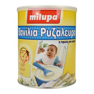 MILUPA | ΚΡΕΜΑ ΠΑΙΔΙΚΗ ΡΥΖΙ ΒΑΝΙΛΙΑ 300 GR