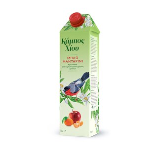 ΚΑΜΠΟΣ ΧΙΟΥ | Χυμός Μήλο Μανταρίνι 1 Lt