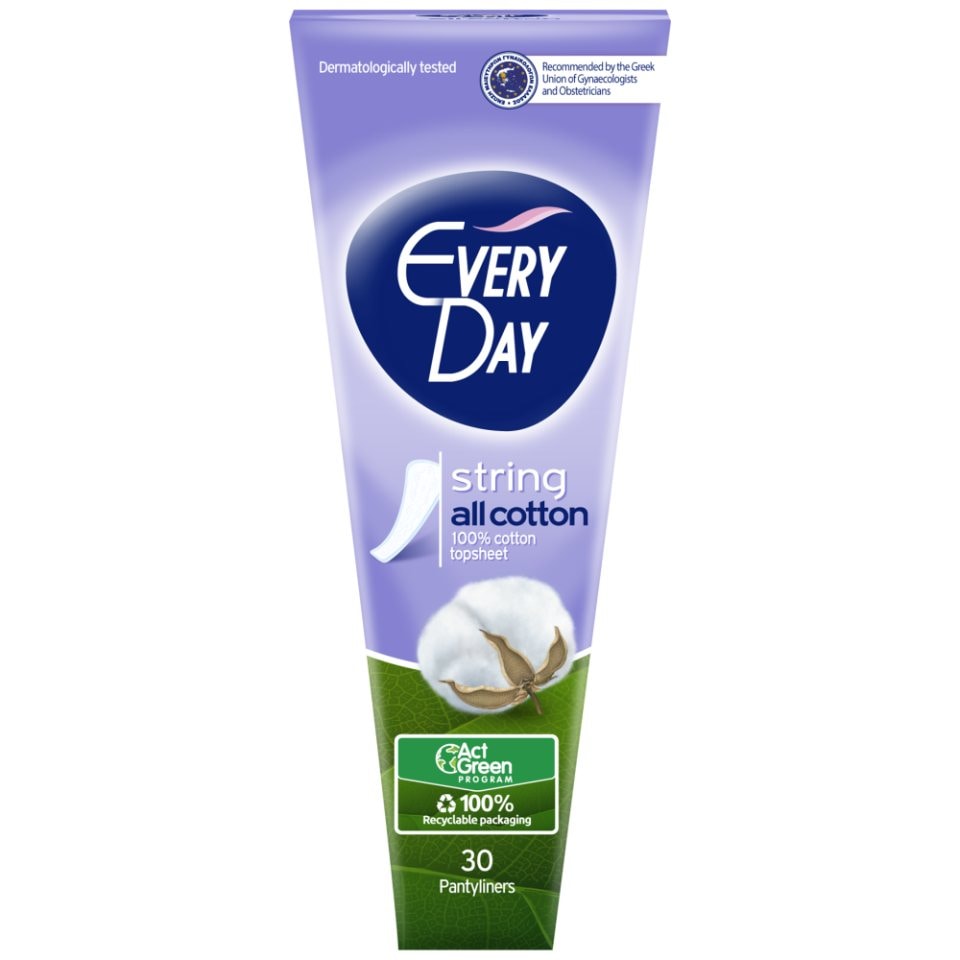 EVERY DAY Σερβιετάκια String All Cotton 30 Τεμάχια