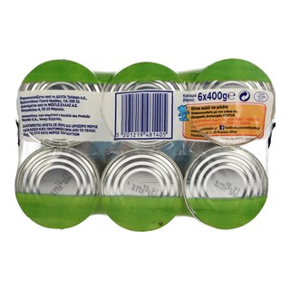 JUNIOR | ΣΥΜΠΥΚΝΩΜΕΝΟ ΡΟΦΗΜΑ ΓΑΛΑΚΤΟΣ 6 X 400 GR