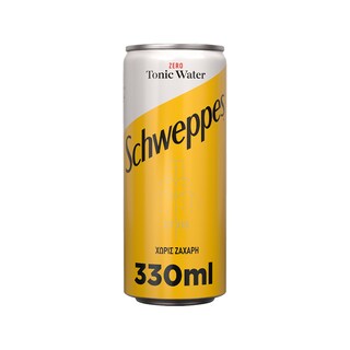 SCHWEPPES | Αναψυκτικό Zero Tonic Κουτί 330ml