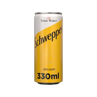 SCHWEPPES | Αναψυκτικό Zero Tonic Κουτί 330ml