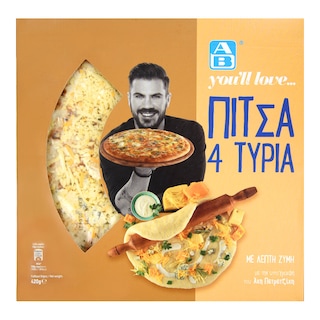 ΑΒ YOU'LL LOVE | Πίτσα 4 Τυριά 420g