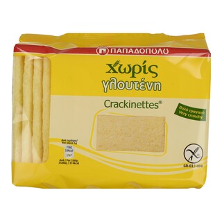 ΠΑΠΑΔΟΠΟΥΛΟΥ | ΚΡΑΚΕΡΣ ΧΩΡΙΣ ΓΛΟΥΤΕΝΗ 100 GR