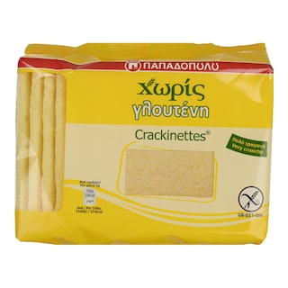ΠΑΠΑΔΟΠΟΥΛΟΥ | ΚΡΑΚΕΡΣ ΧΩΡΙΣ ΓΛΟΥΤΕΝΗ 100 GR